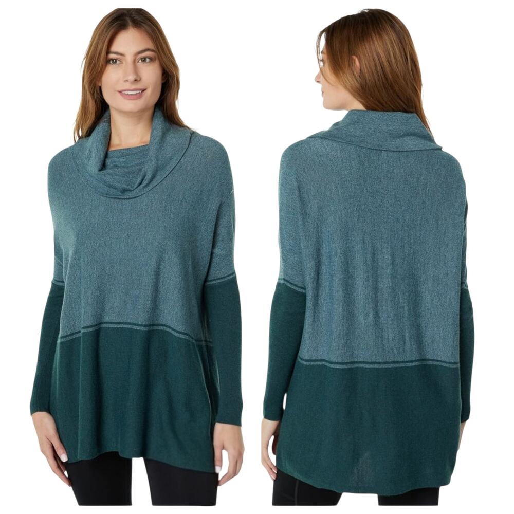 Smartwool Edgewood Poncho Sweater Women's sz XS - Runs large NWT Green